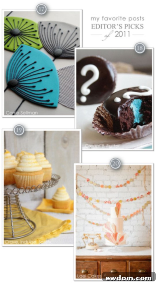 Explore the Half Baked editor's top personal picks from 2011, featuring unique cakes and innovative recipes that left a lasting impression. Half Baked's Personal Favorite Cakes & Recipes from 2011