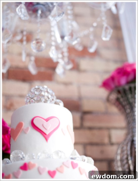 Valentine's Day Heart Cake